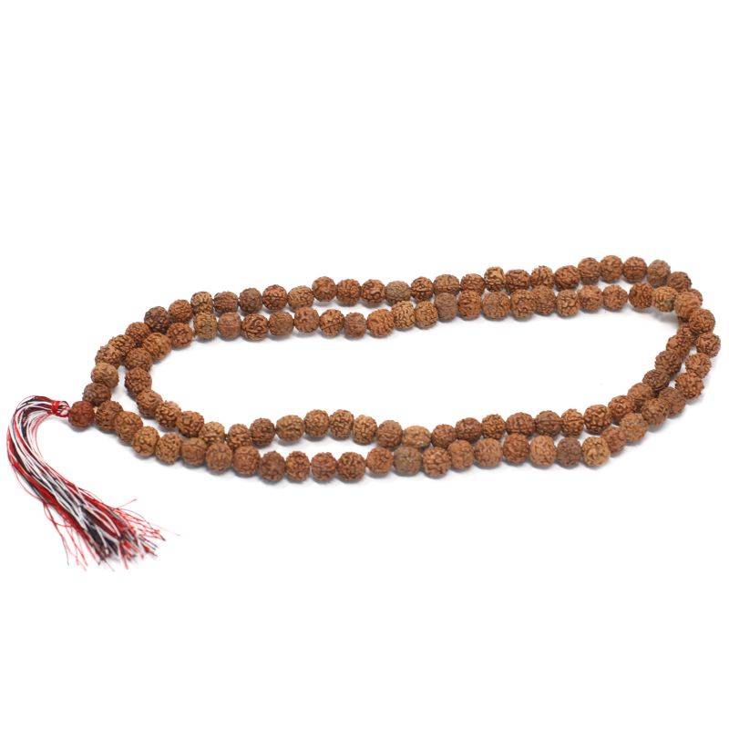 Mala Rudraksha 108 Perles-Naturel