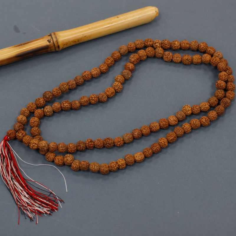 Mala Rudraksha 108 Perles-Naturel