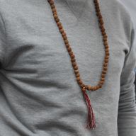 Mala Rudraksha 108 Perles-Naturel