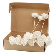 Diffuseurs Naturels Fleurs - Rose Sur Bâtonnets