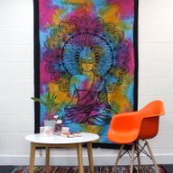 Dessus Lit/Tenture - MED Khamsa Noir