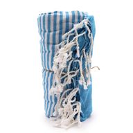 Serviette Paréo Coton - 100x180 cm - Bleu Ciel