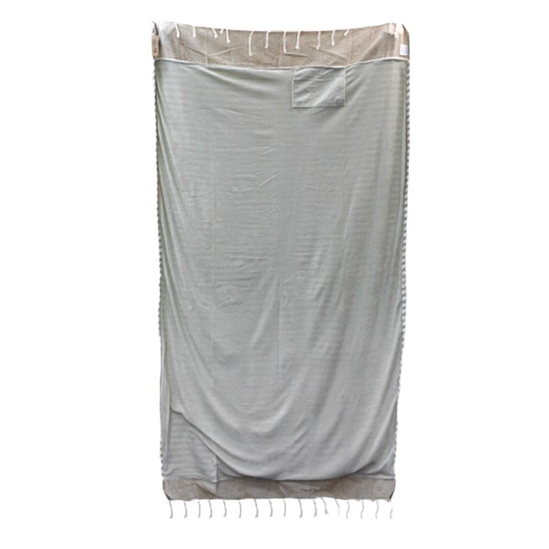Serviette Paréo Coton - 100x180 cm - Sable Chaud