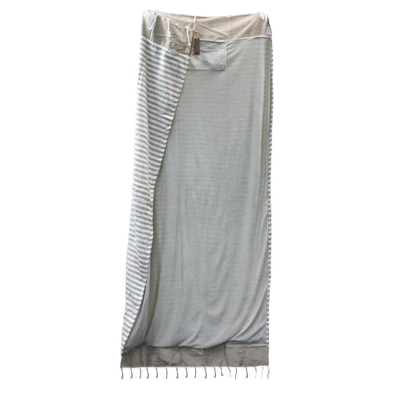 Serviette Paréo Coton - 100x180 cm - Sable Chaud