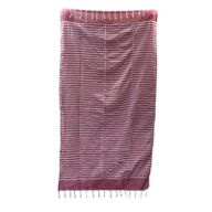 Serviette Paréo Coton - 100x180 cm - Rose