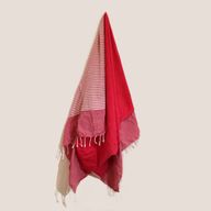 Serviette Paréo Coton - 100x180 cm - Rose