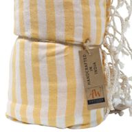 Serviette Paréo Coton - 100x180 cm - Jaune Soleil
