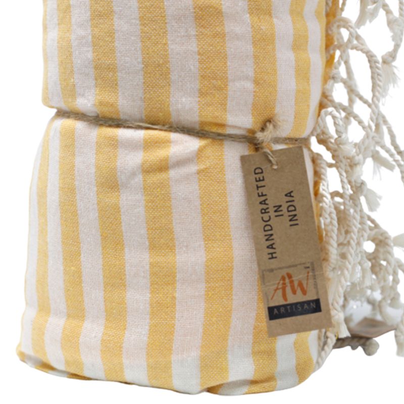 Serviette Paréo Coton - 100x180 cm - Jaune Soleil