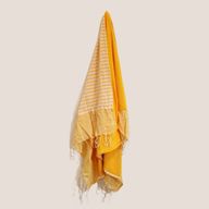 Serviette Paréo Coton - 100x180 cm - Jaune Soleil