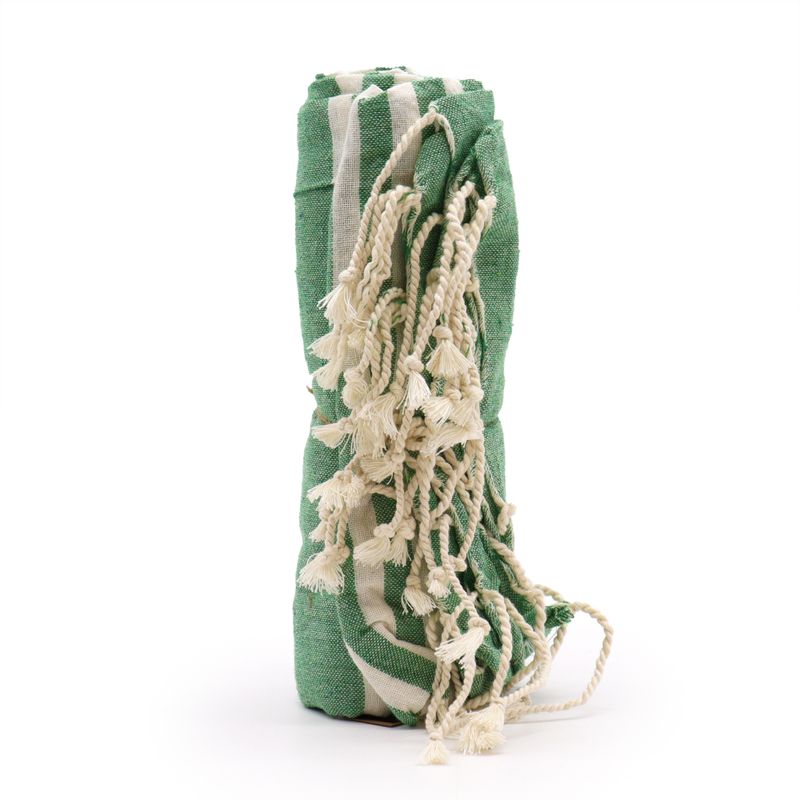 Cotton Pario Throw - 100x180 cm - Picnick Green