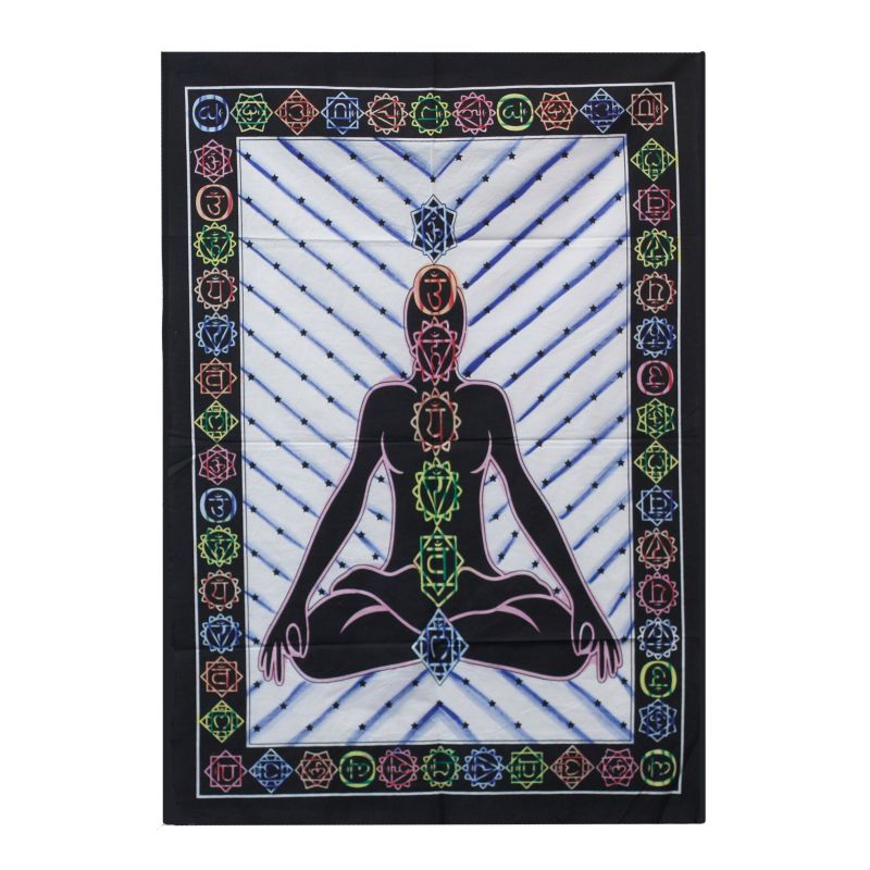 Tenture Murale Coton - Chakra Bouddha