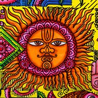 Tenture Murale Coton - Soleil