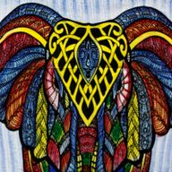 Tenture Murale Coton - ELEPHANT