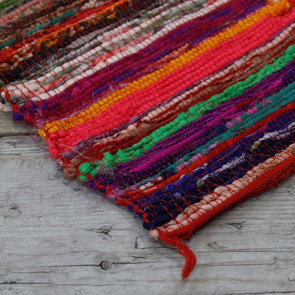 Tapis Indiens de Luxe 150 x 90 cm - Rouge