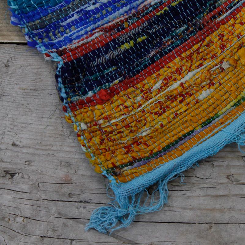 Tapis Indiens de Luxe 154 x 90cm - Bleu