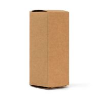 Boîtes Kraft Flacon 50ml - Marron