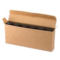 Boîtes Kraft 6 Flacons 10ml - Marron