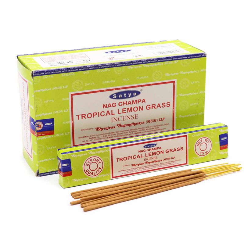 Bâtonnets d'encens Satya 15g - Citronnelle tropicale