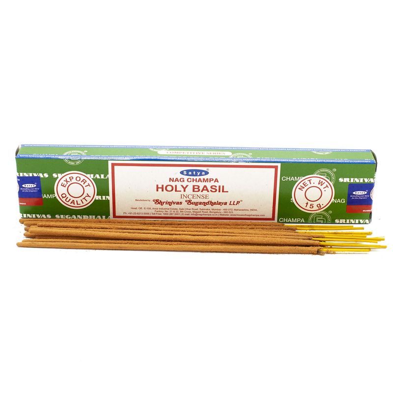 Bâtonnets d'encens Satya 15g - Basilic sacré