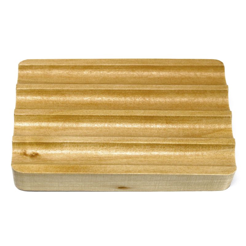 Porte-savon en Bois d'Hemu - Ondulé