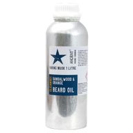 1 litre d'huile à barbe - Viking Musk - Nettoie !