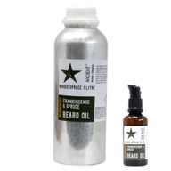 1 litre d'huile à barbe - Epicéa nordique - Régénérez !