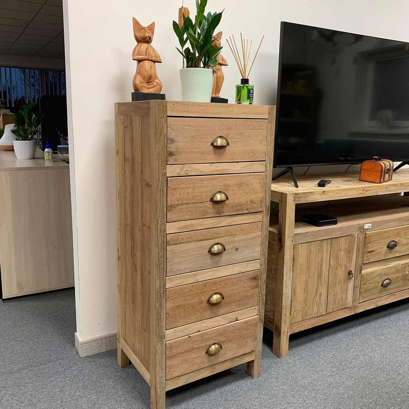 Ensemble haut de 5 tirages - Bois recyclé