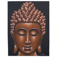 Tableau Bouddha - Finitions Sable Cuivré