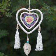 Attrape-Rêves Naturels - Coeur Multy Moyen en Coeur
