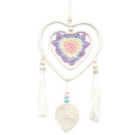 Attrape-Rêves Naturels - Coeur Multy Moyen en Coeur