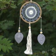 Attrape-Rêves Naturels - Esprits Elémentaires Gris Moyen