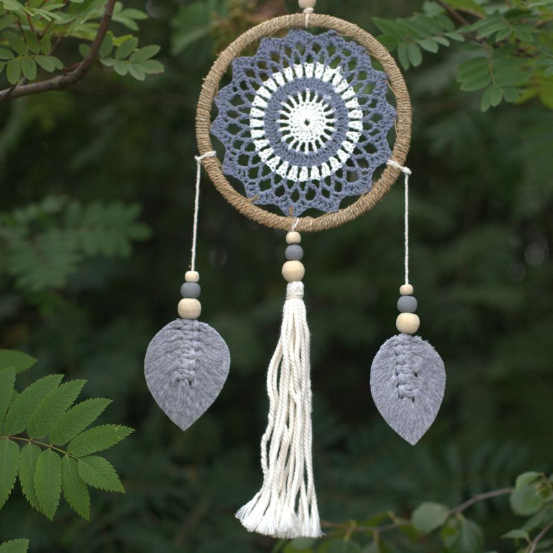 Attrape-Rêves Naturels - Esprits Elémentaires Gris Moyen