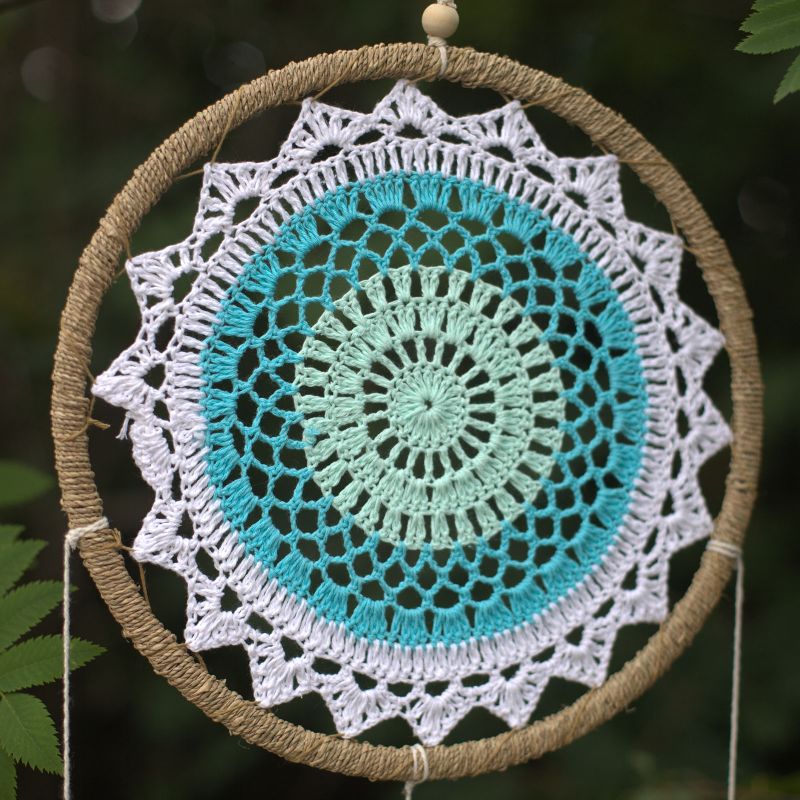 Attrape-Rêves Naturels - Grands Esprits Elémentaires Turquoise