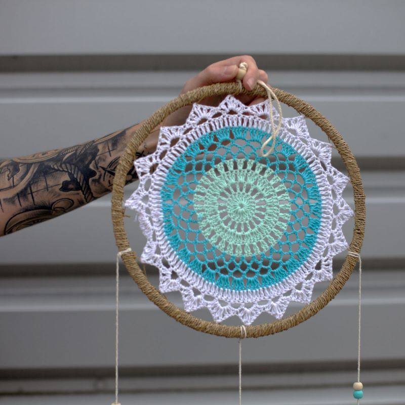Attrape-Rêves Naturels - Grands Esprits Elémentaires Turquoise