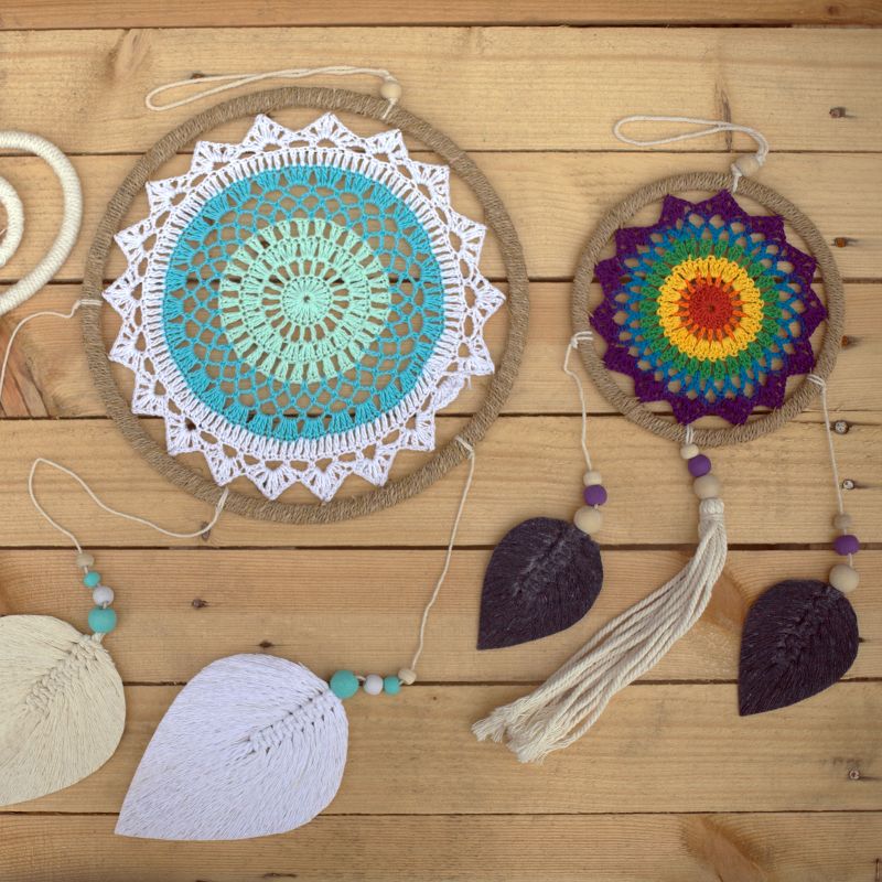 Attrape-Rêves Naturels - Grands Esprits Elémentaires Turquoise