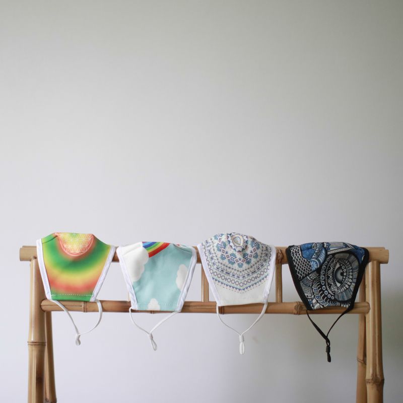 Masques Personnalisés en Tissu Adulte - Tribal Aztec
