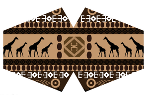 Masques Personnalisés en Tissu Adulte - Tribal Afrique