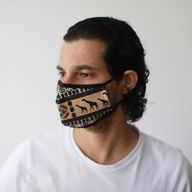 Masques Personnalisés en Tissu Adulte - Tribal Afrique