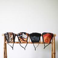 Masques Personnalisés en Tissu Adulte - Mandala Orange