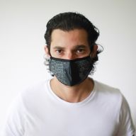 Masques Personnalisés en Tissu Adulte - Noir Élégance