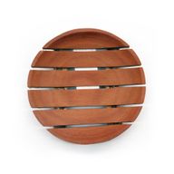 Porte-Savon Acajou Classique - Rond