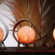 Lampe Naturelle en Noix de Coco - Boucle naturelle