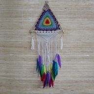 Attrape Rêve de Bali - Med Pyramide Multi