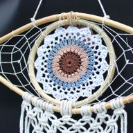 Attrape-Rêve Protection - Moyen Œil Macramé Marron