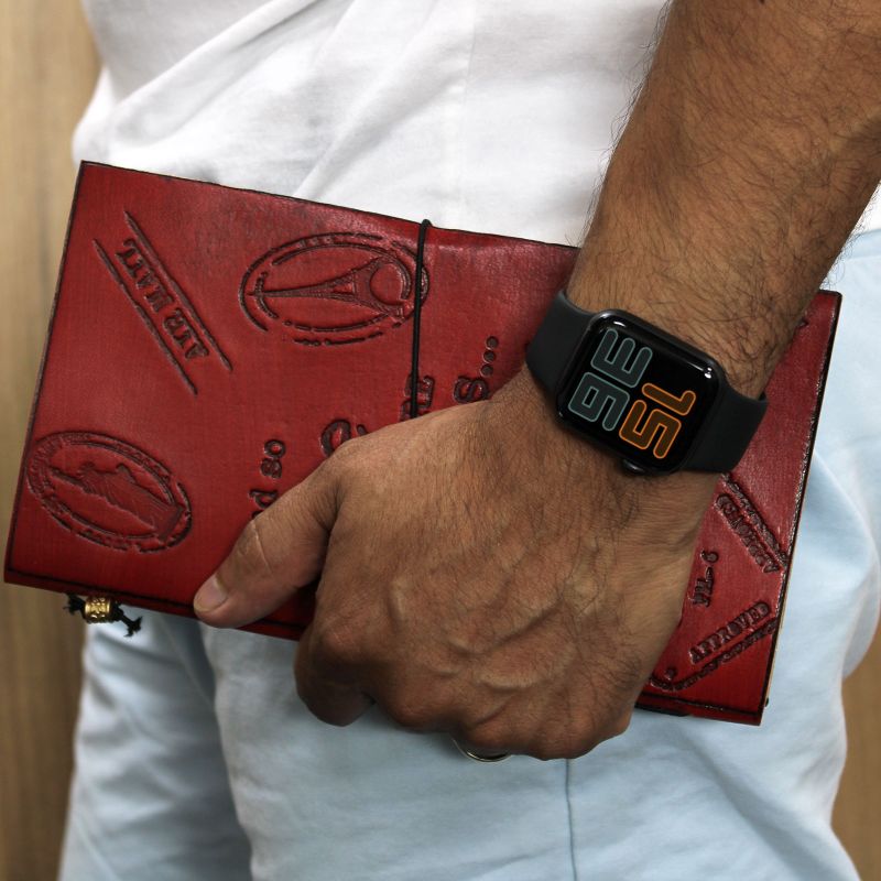 Carnet en Cuir - Liste d'objectifs - Marron