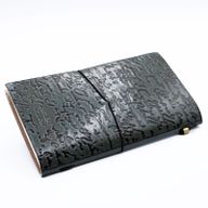 Carnet en Cuir - Bonnes idées et autres rêves - Gris