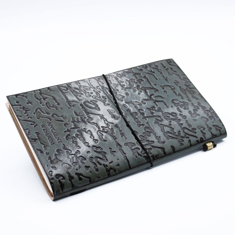 Carnet en Cuir - Choses importantes à faire - Gris