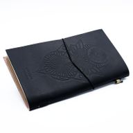 Carnet en Cuir - Mon livres d'incantations - Noir