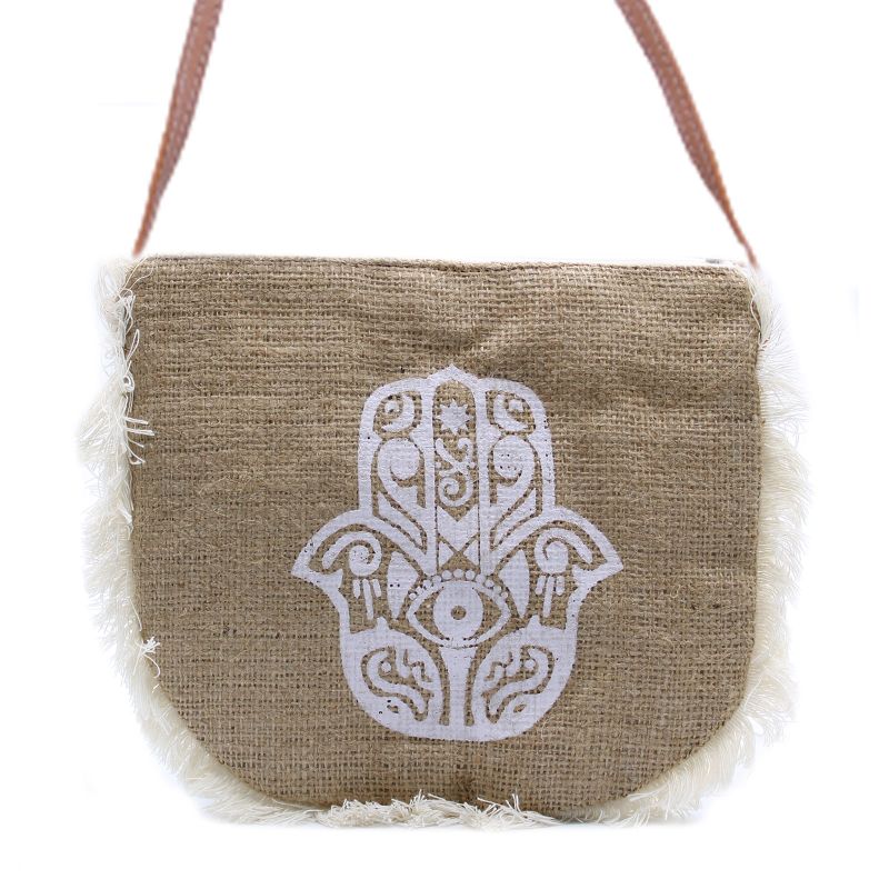 Sac à Franges Imprimé - Hamsa