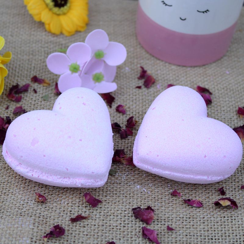 Cœur de Bain Effervescent  70g - Bubblegum